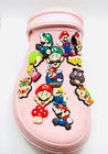 Mario shoe charms for Croc-style clogs