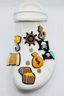 Pirate shoe charms for Croc-style clogs
