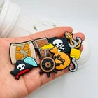 Pirate shoe charms for Croc-style clogs