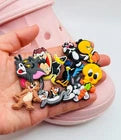 Cartoon Characters Crocs SET OF 10