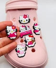 Hello Kitty shoe charms for Croc-style clogs