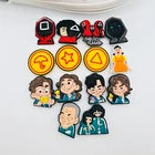 Squid Game shoe charms for Croc-style clogs