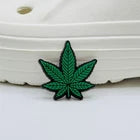 Weed shoe charms for Croc-style clogs