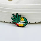 Weed shoe charms for Croc-style clogs