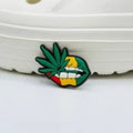 Weed shoe charms for Croc-style clogs