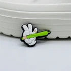 Weed shoe charms for Croc-style clogs