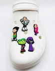 Teen Titans shoe charms for Croc-style clogs