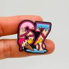 Six Seven shoe charms for Croc-style clogs