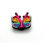 Butterfly Letter shoe charms for Croc-style clogs