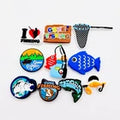 Fishing shoe charms for Croc-style clogs