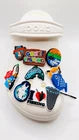 Fishing shoe charms for Croc-style clogs