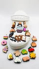 Jellycats shoe charms for Croc-style clogs