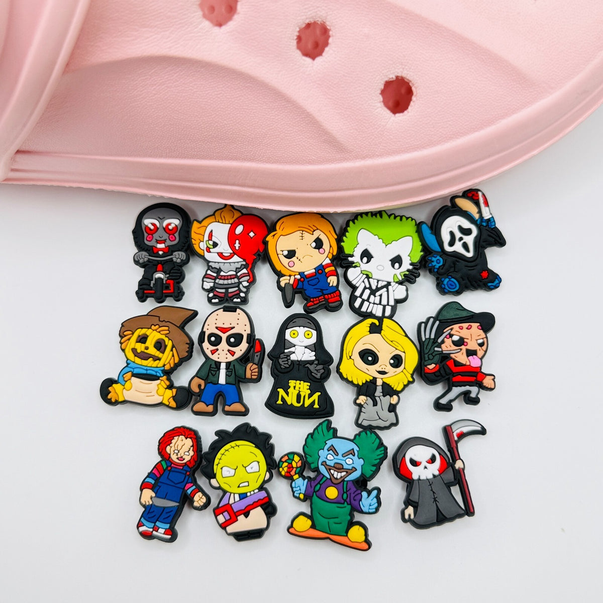 Halloween shoe charms, set of 14, for Crocs-style clogs