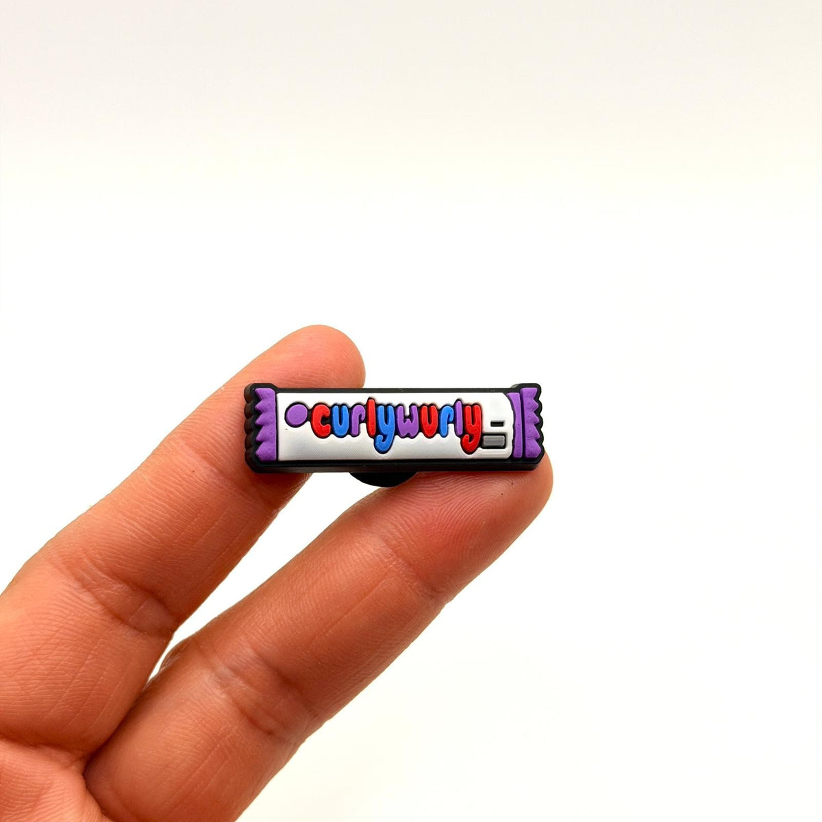 Curly Wurly Chocolate shoe charms for Crocs-style clogs