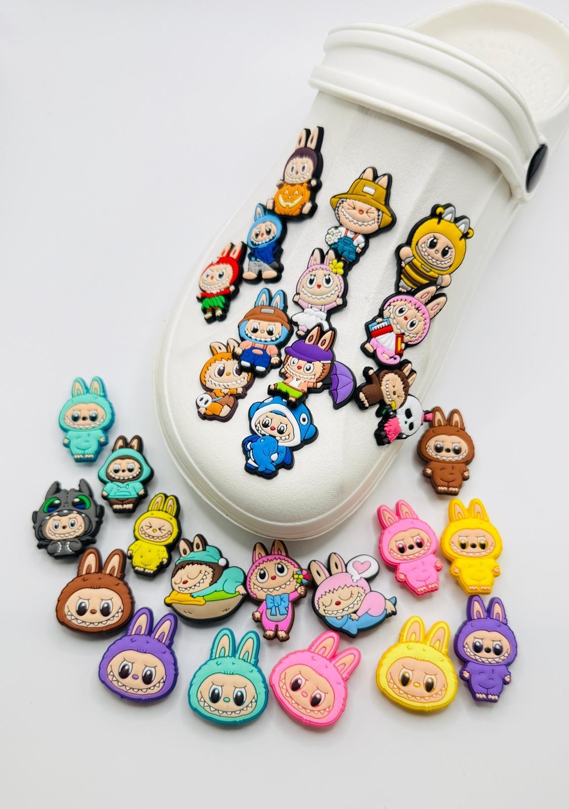 Labubu Monsters character designs shoe charms, set of 28 – photo 6