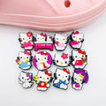 Hello Kitty shoe charms, set of 12, for Crocs-style clogs