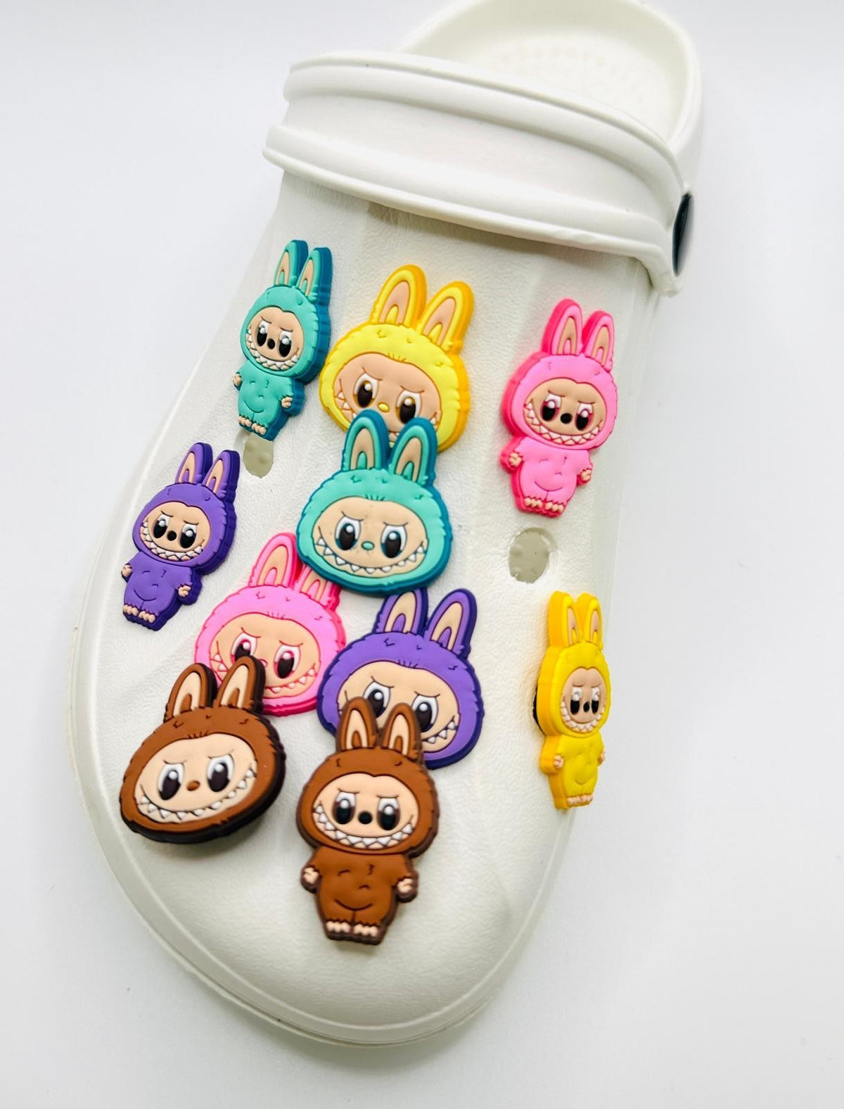 Labubu Monsters character designs shoe charms, set of 10 – photo 5