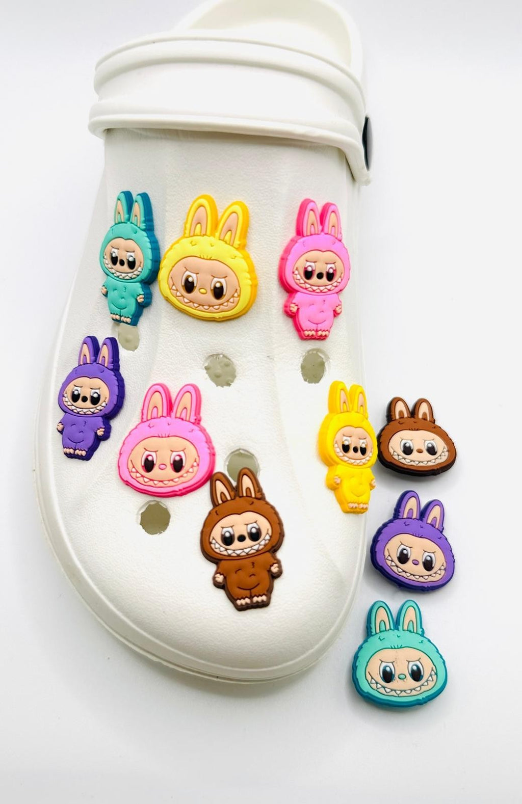 Labubu Monsters character designs shoe charms, set of 10 – photo 6