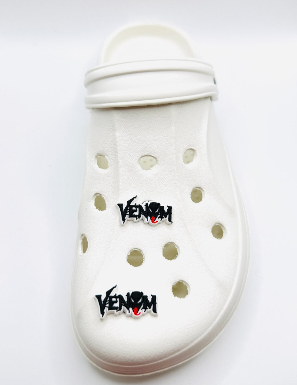 Venom shoe charms for Crocs-style clogs