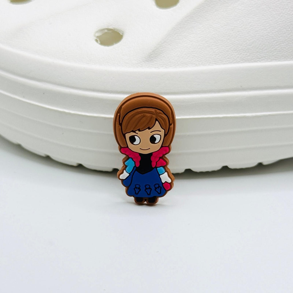 Frozen shoe charms, set of 12, for Crocs-style clogs