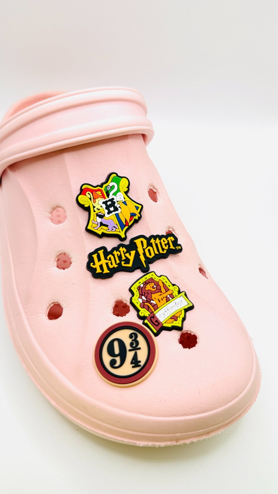 Harry Potter shoe charms, set of 4, for Crocs-style clogs