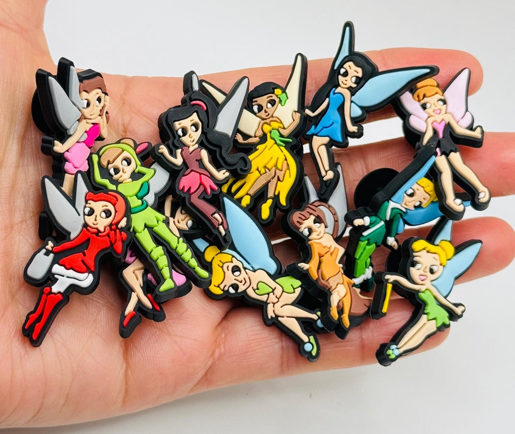 Fairies shoe charms for Crocs-style clogs