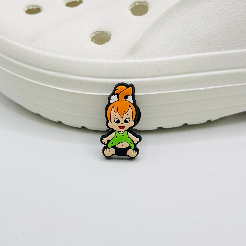 Flinstones shoe charms for Crocs-style clogs