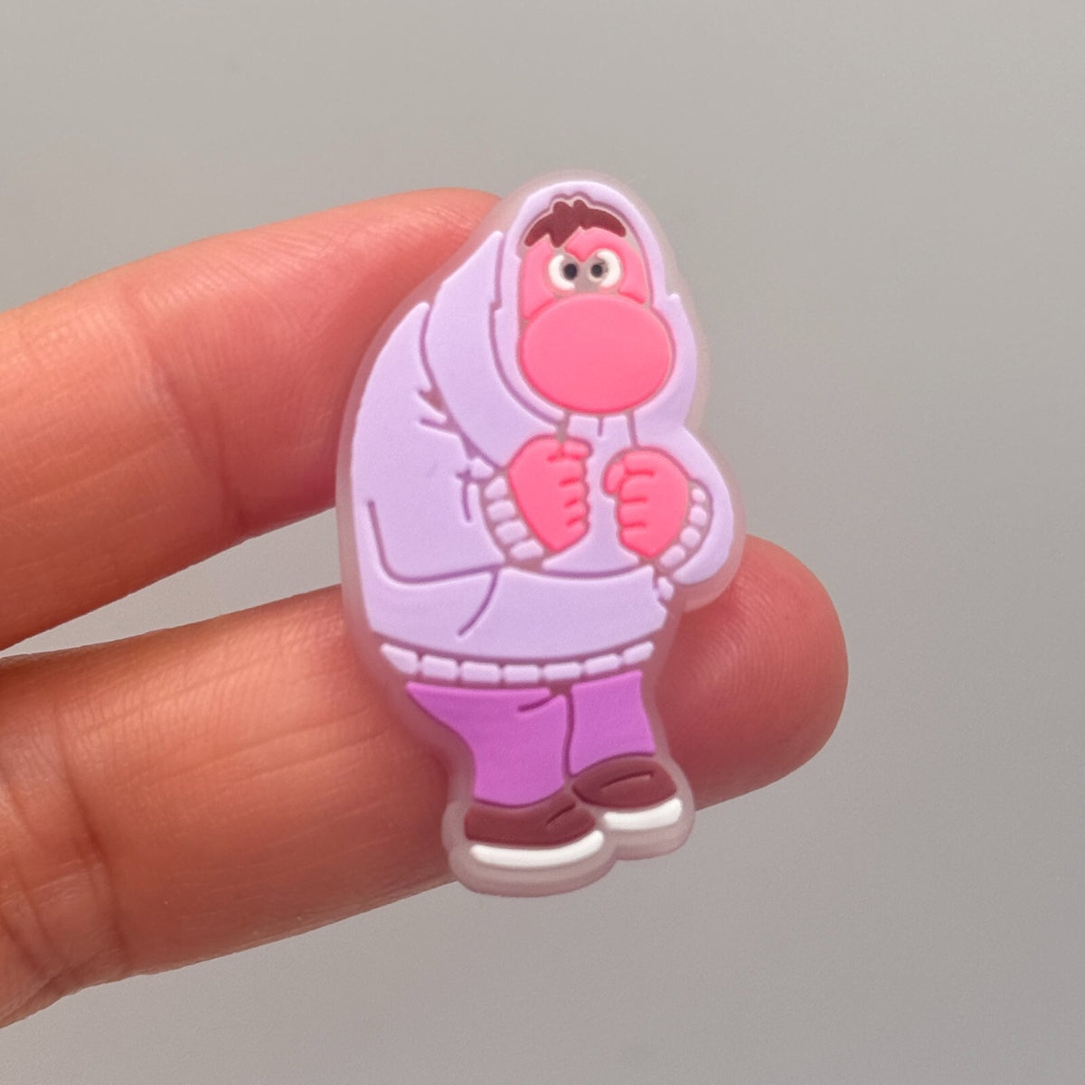 Inside Out Glow in the Dark shoe charms, set of 9, for Crocs-style clogs