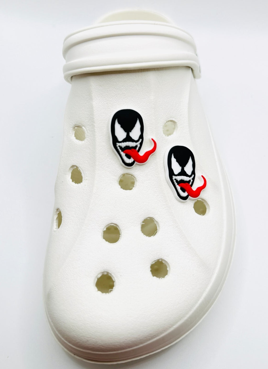 Venom shoe charms for Crocs-style clogs
