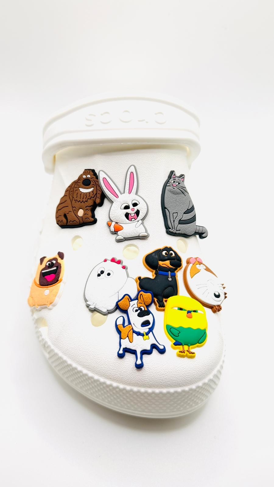 Secret Life of Pets SET OF 9 Shoe Clog shoe charms for Crocs-style clogs