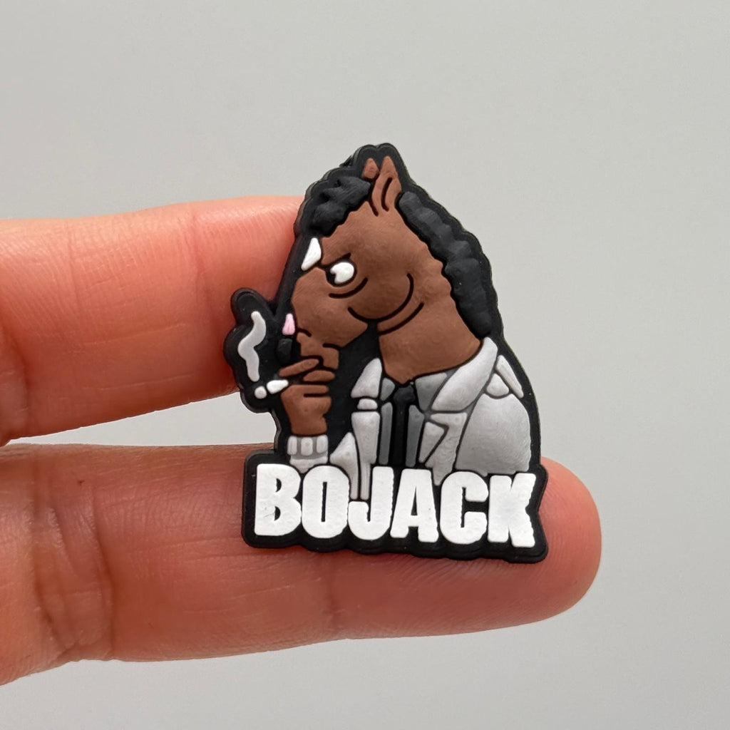 Bojack shoe charms, set of 6, for Crocs-style clogs