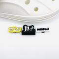 Coldplay shoe charms, set of 3, for Crocs-style clogs