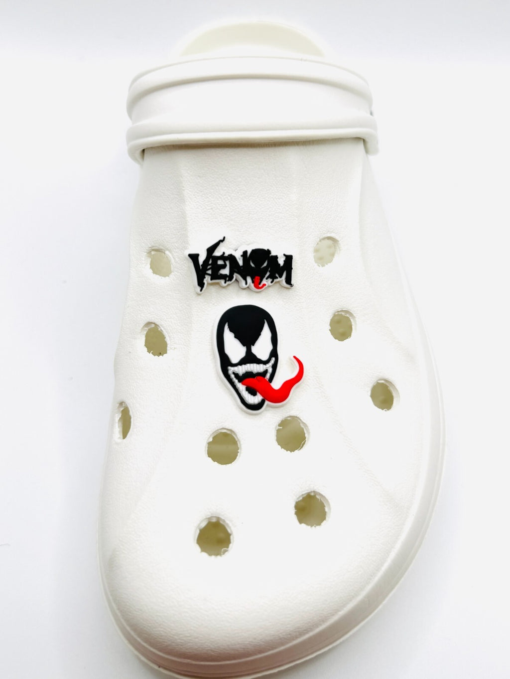Venom shoe charms for Crocs-style clogs