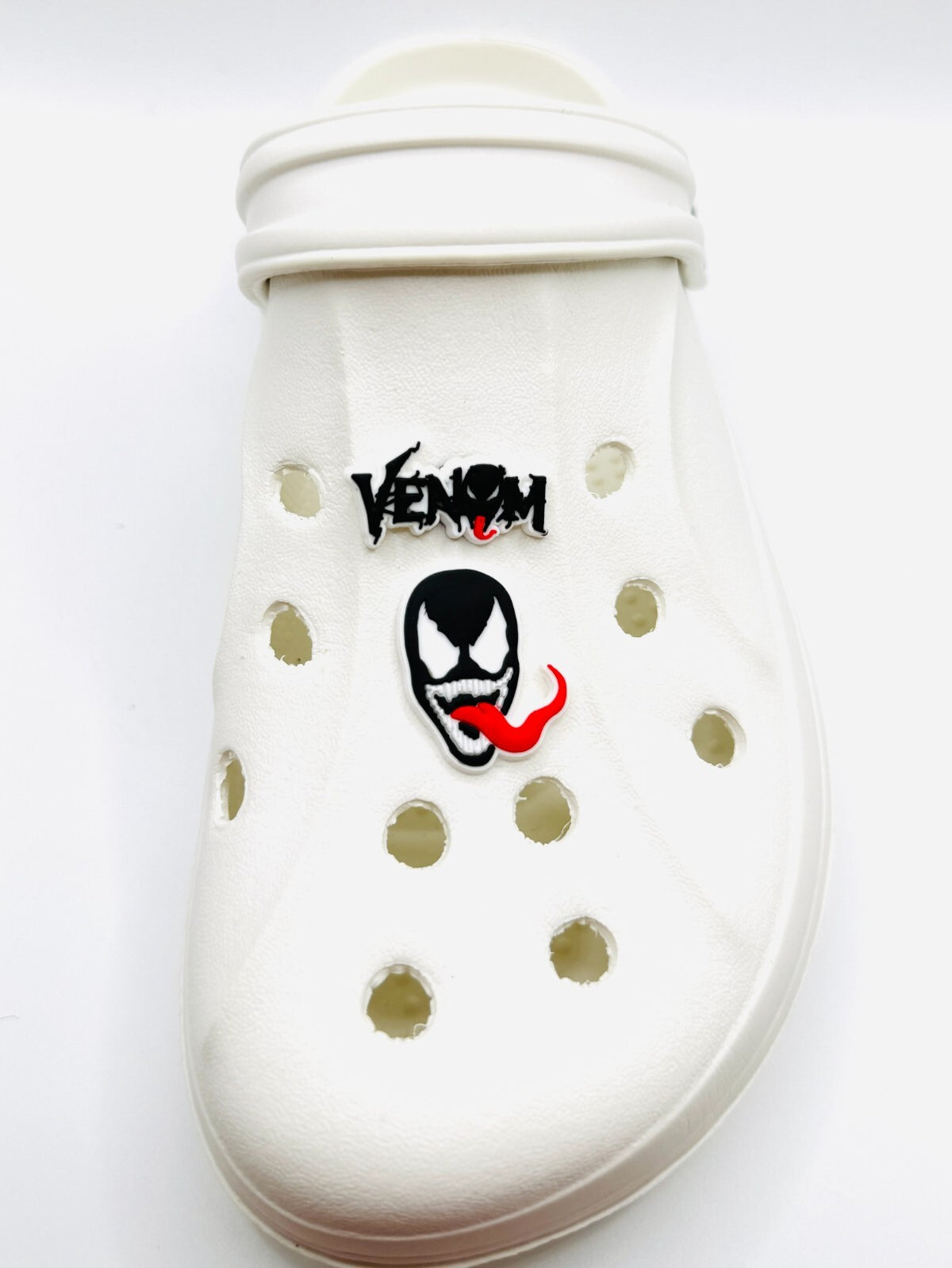 Venom shoe charms for Crocs-style clogs