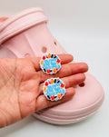 Self Love is Best shoe charms, set of 2, for Crocs-style clogs