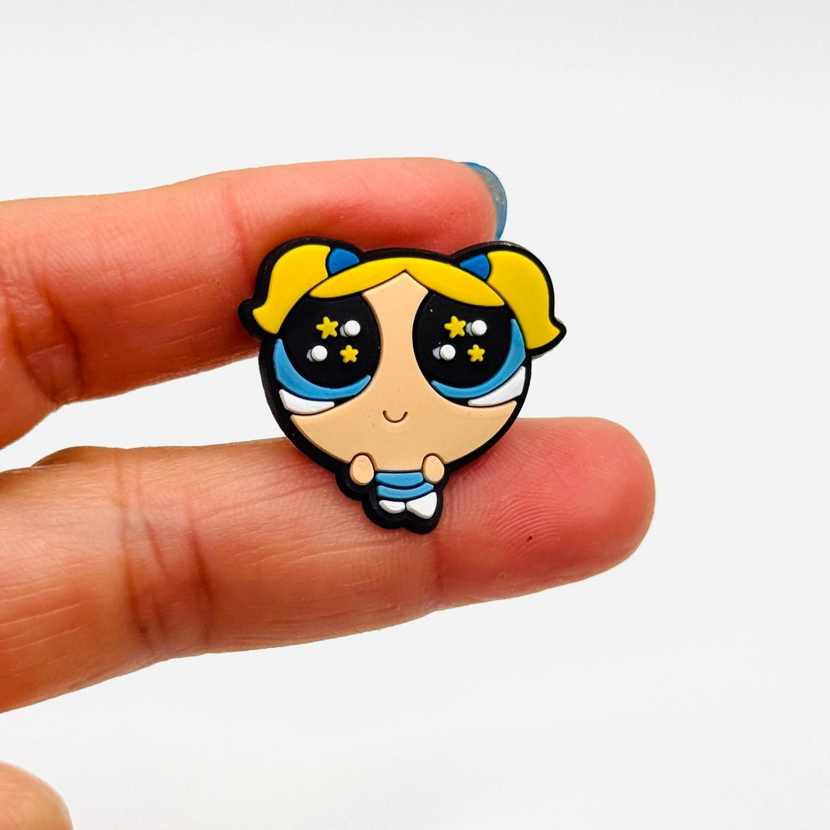 Power Puff Girls shoe charms, set of 6, for Crocs-style clogs