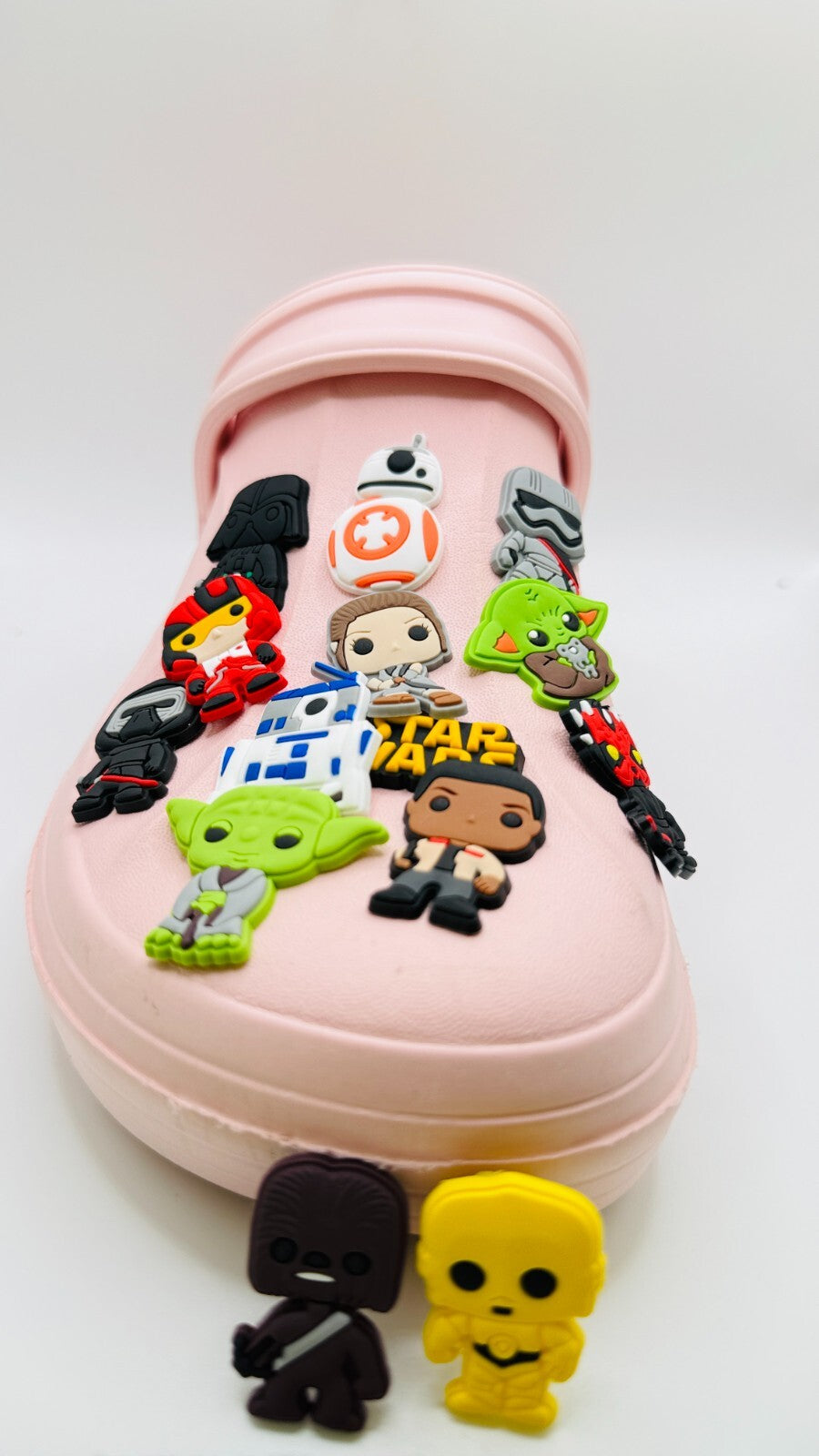 Star Wars shoe charms, set of 14, for Crocs-style clogs