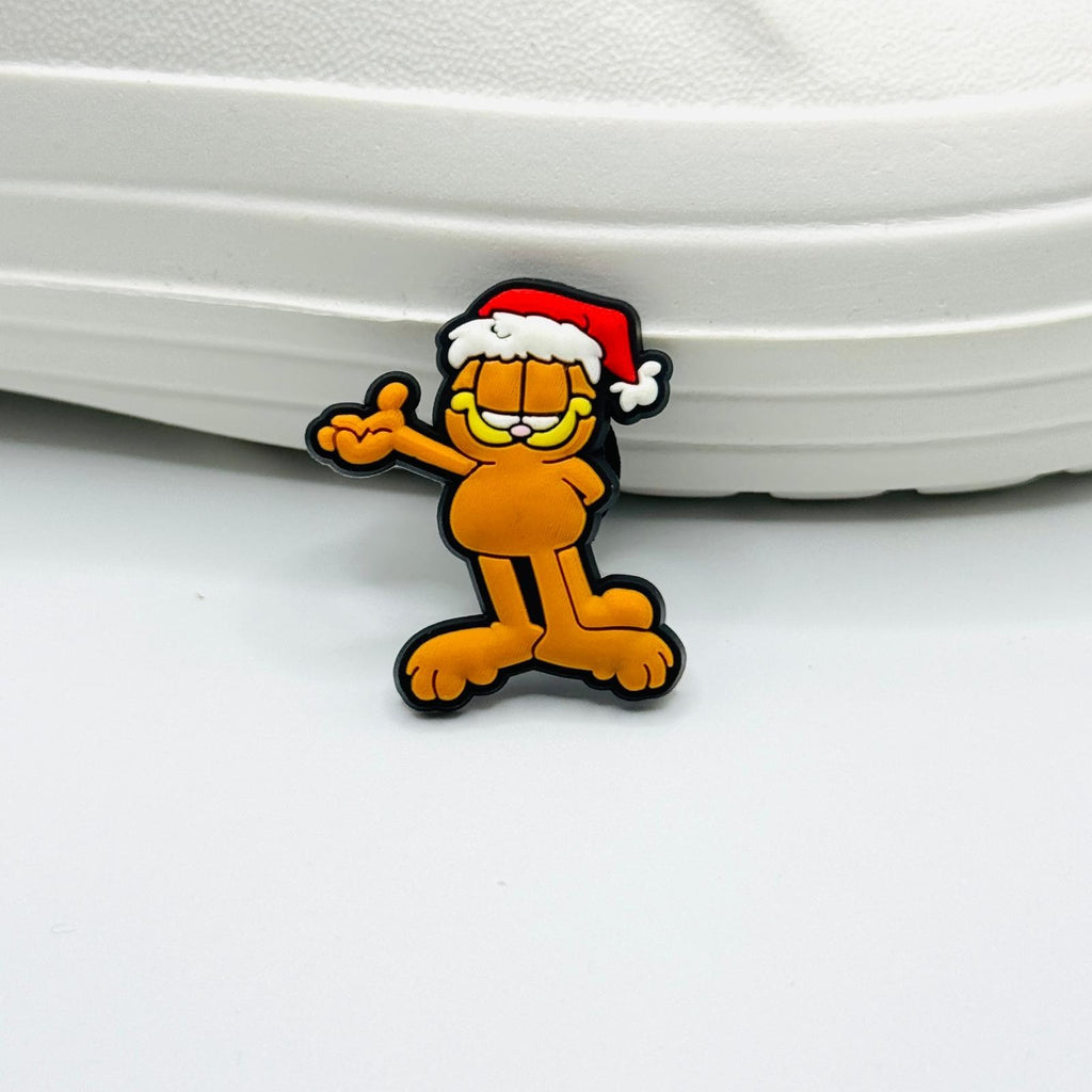 Christmas Cartoons shoe charms, set of 12, for Crocs-style clogs