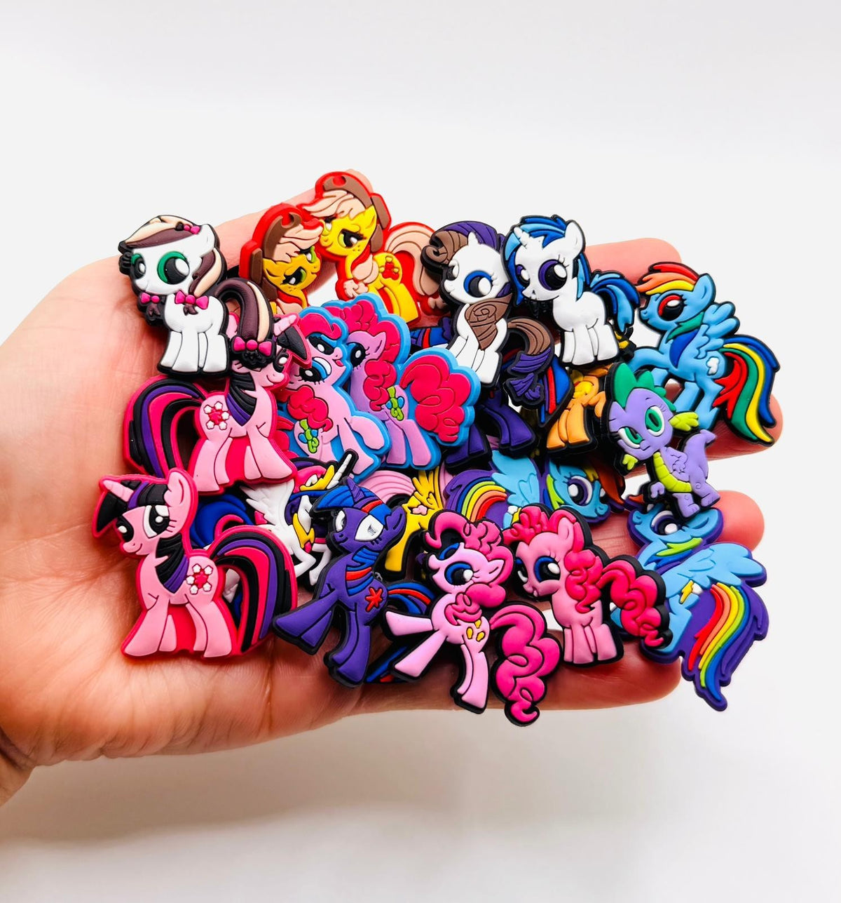 Little Pony shoe charms, set of 20, for Crocs-style clogs