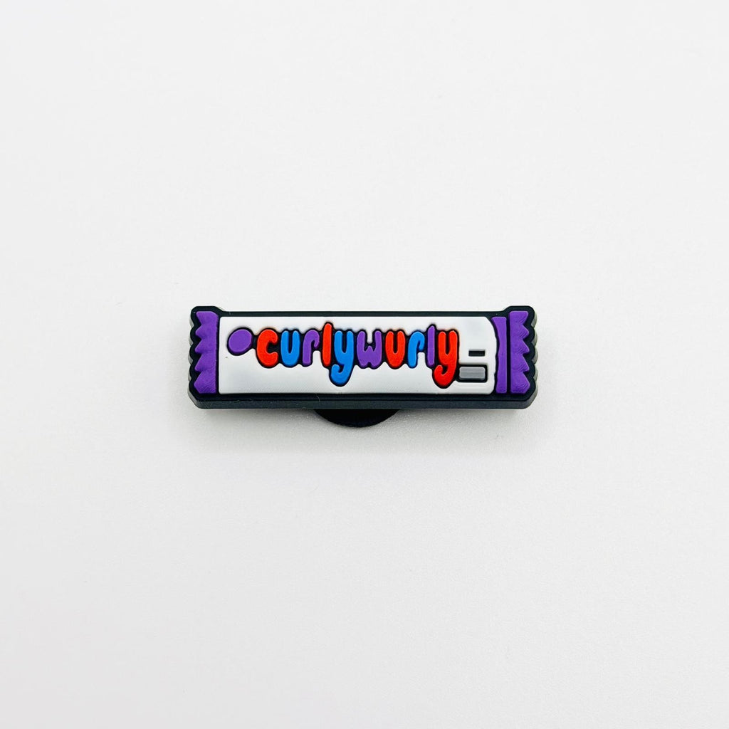 Curly Wurly Chocolate shoe charms for Crocs-style clogs