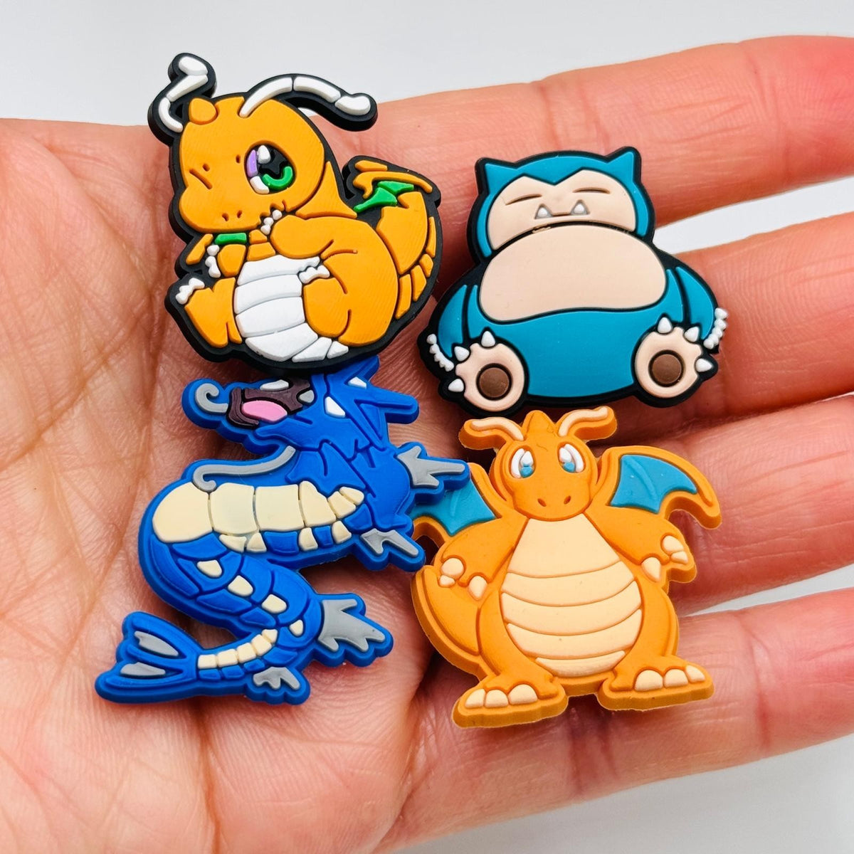 Pokémon dragonite, charizard and snorlax shoe charms, set of 4 – photo 2