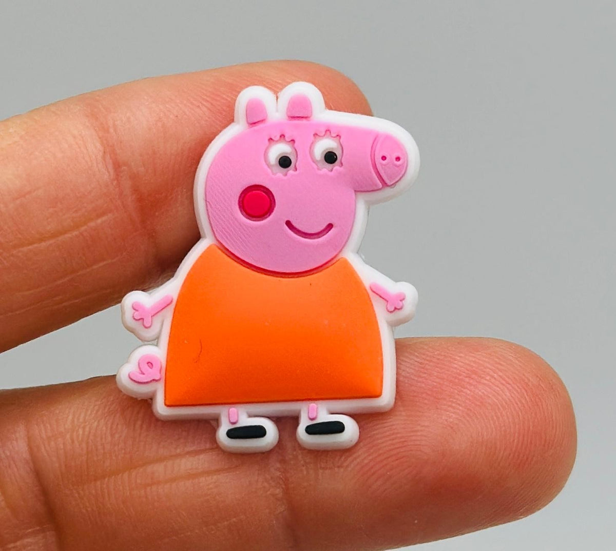 Peppa Pig shoe charms for Crocs-style clogs