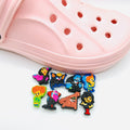 Hotel Transylvania shoe charms, set of 8, for Crocs-style clogs