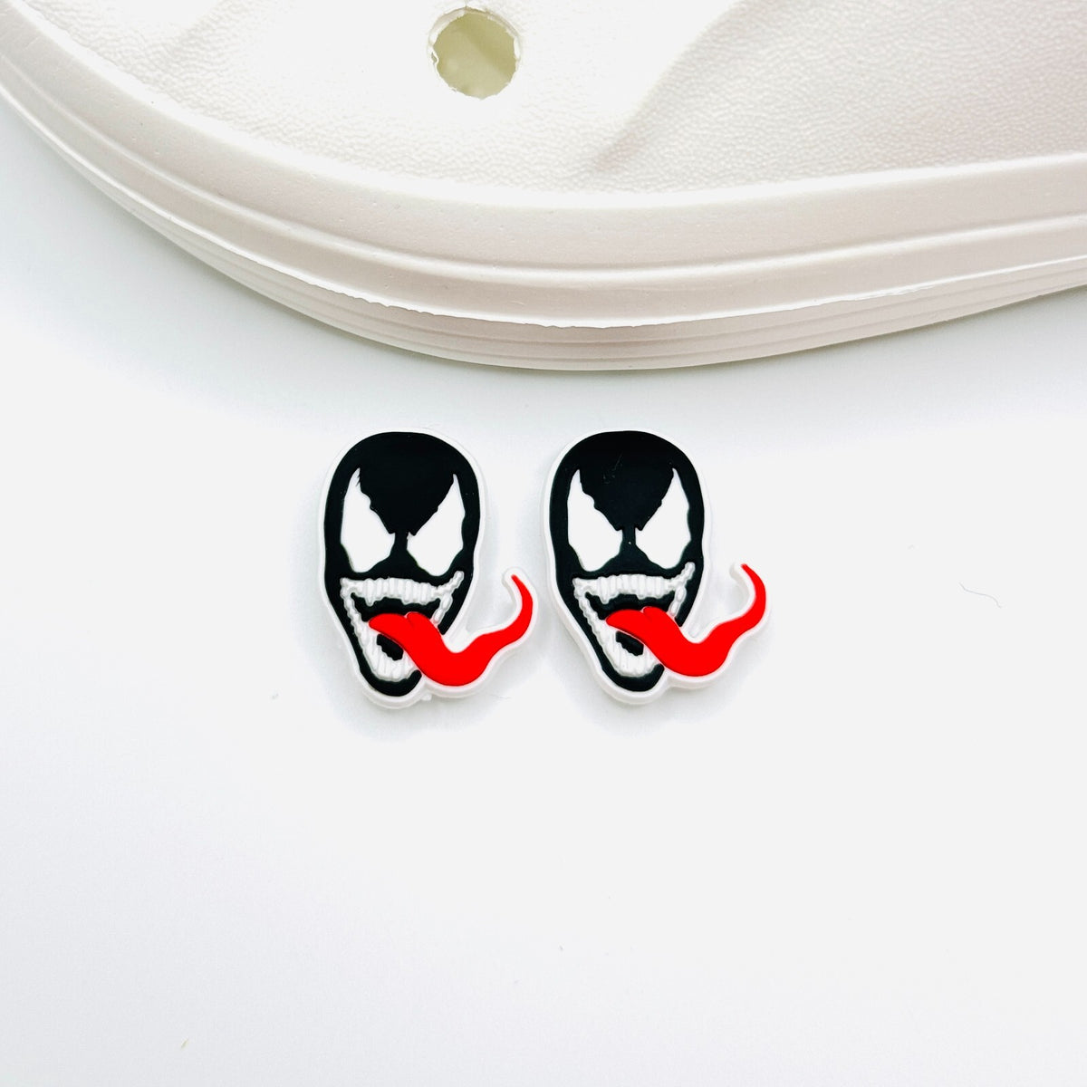 Venom shoe charms for Crocs-style clogs