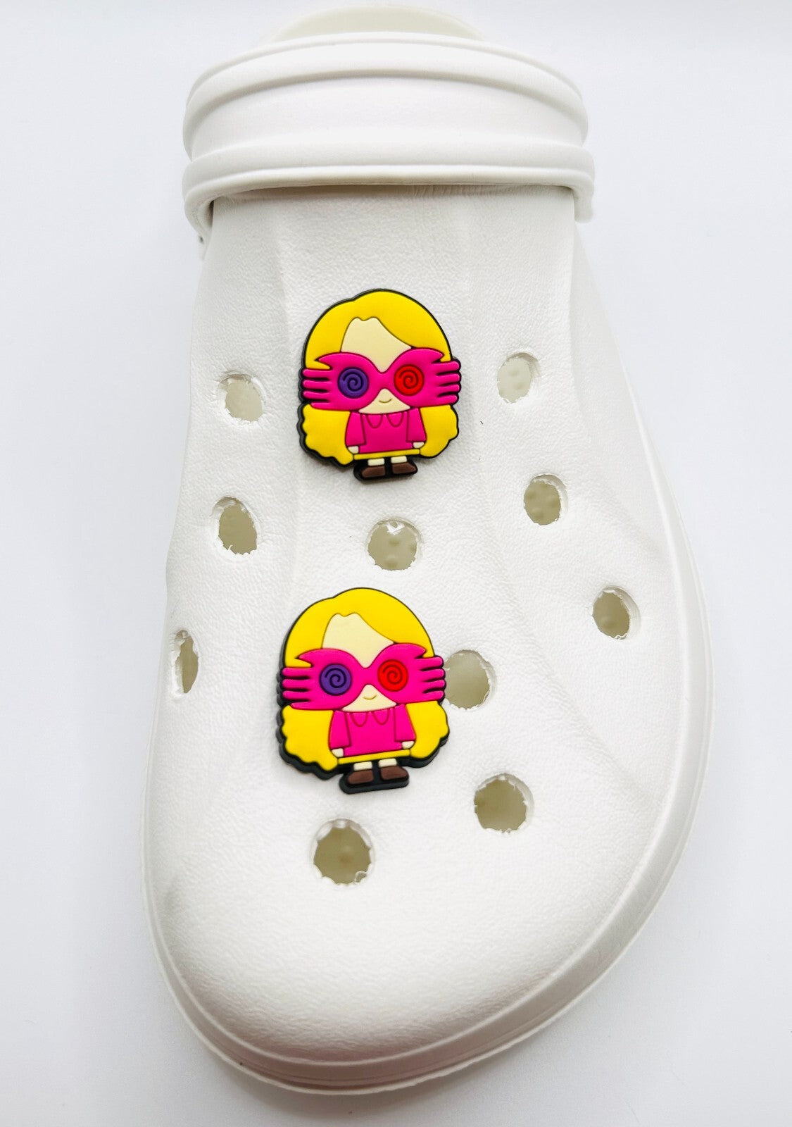 Luna Lovegood shoe charms, set of 2, for Crocs-style clogs