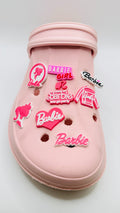 Barbie shoe charms, set of 8, for Crocs-style clogs