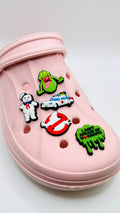 Ghostbusters shoe charms, set of 5, for Crocs-style clogs