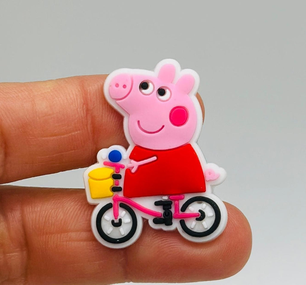 Peppa Pig shoe charms for Crocs-style clogs