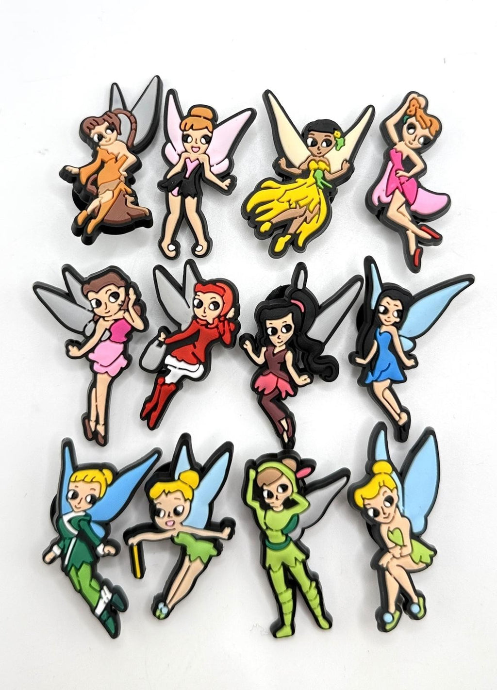 Fairies shoe charms for Crocs-style clogs