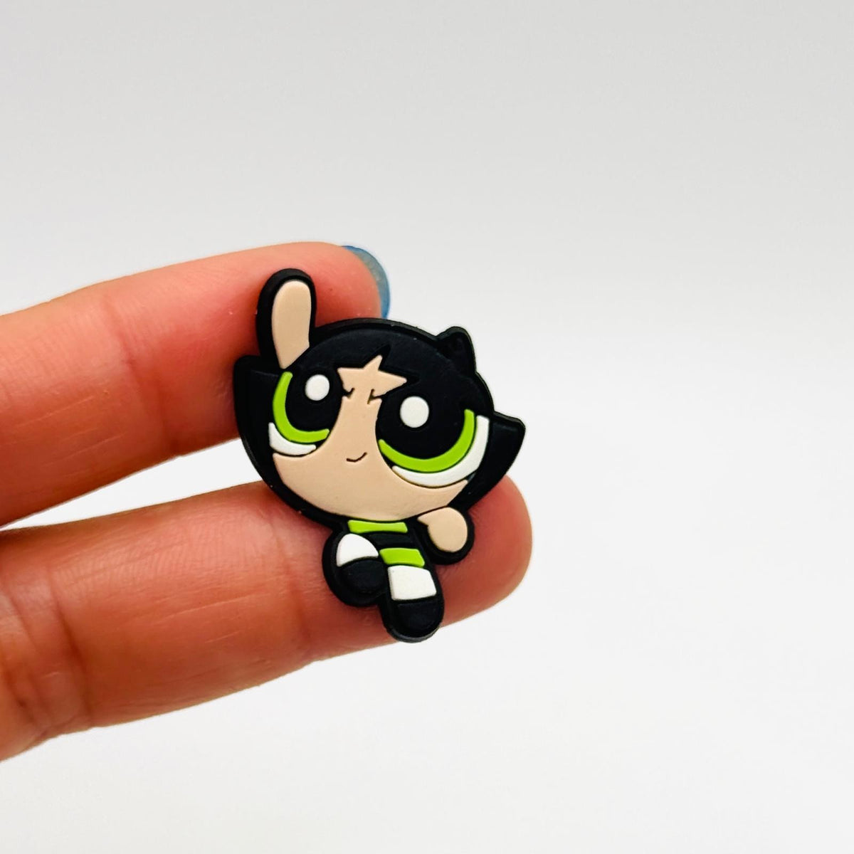 Power Puff Girls shoe charms, set of 6, for Crocs-style clogs